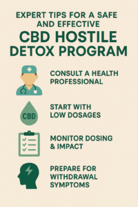 Read more about the article Expert Tips for a Safe and Effective CBD Hostile Detox Program