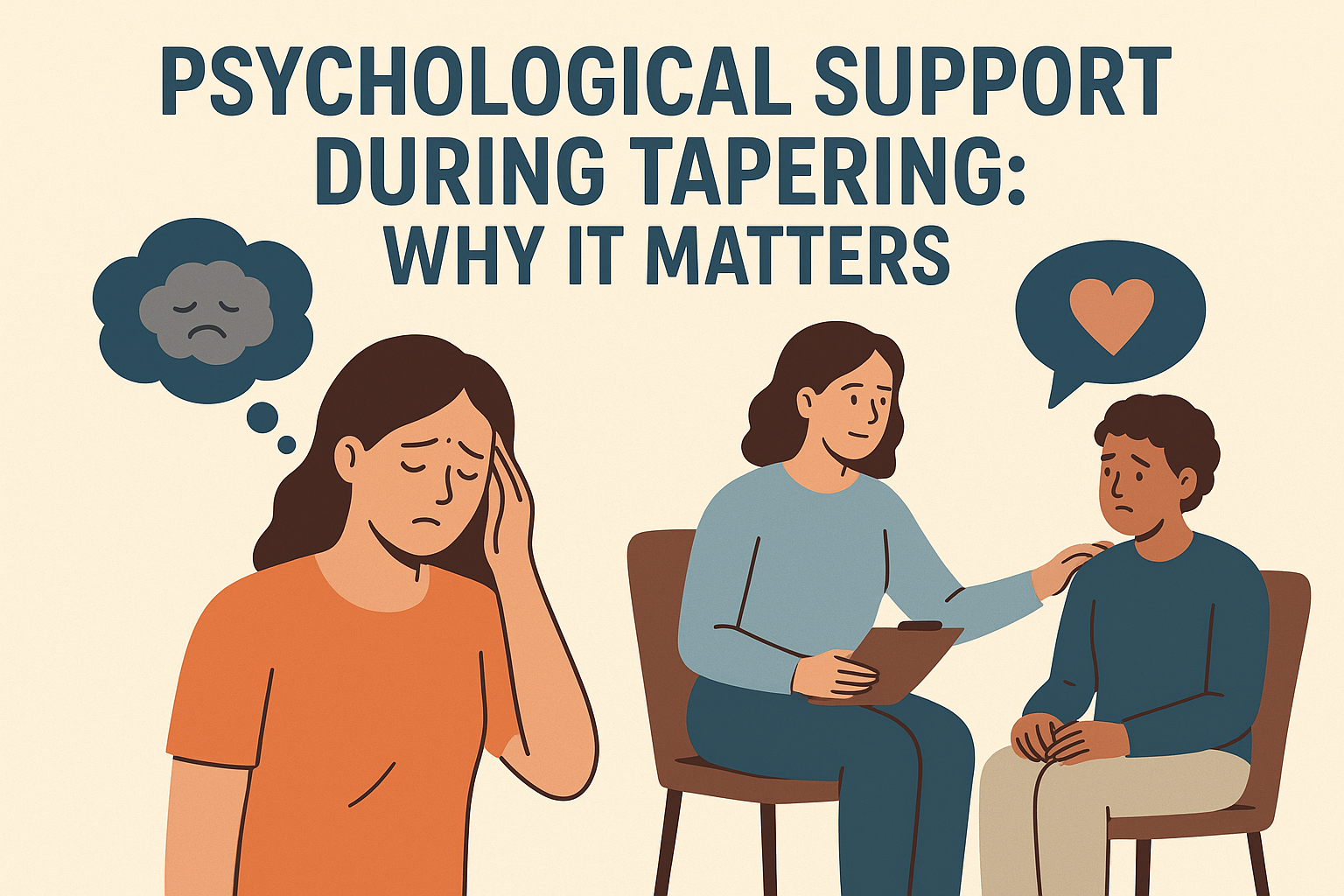 Read more about the article Psychological Support During Tapering: Why It Matters – Best Psychiatrics Treatment Center in Islamabad